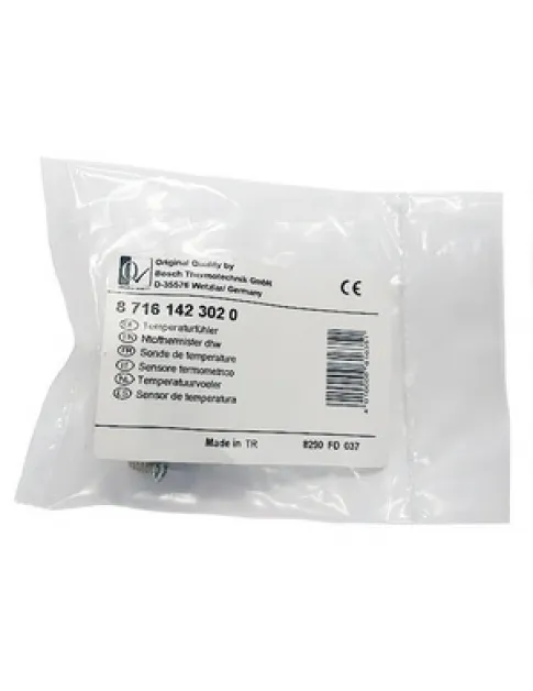 Датчик температуры ГВП для газового котла Buderus Logamax U022/U024/U052/U054, Junkers Eurosmart ZWA, Eurostar ZWE 8716142302 Датчик температуры ГВП для газового котла Buderus Logamax U022/U024/U052/U054, Junkers Eurosmart ZWA, Eurostar ZWE 8716142302