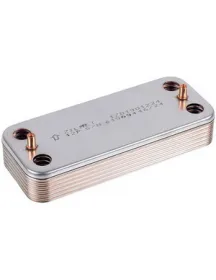 Теплообмінник пластинчастий ГВП Zilmet 17B1901224 (12 пластин) для газового котла 7828745