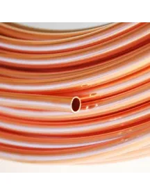 Труба мідна 1/4'' 6x0.76mm бухта 15m Halcor