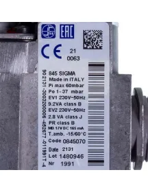 Газовий клапан Sit Sigma 845 (0.845.057) для газового котла (універсальний) Газовий клапан Sit Sigma 845 (0.845.057) для газового котла (універсальний)
