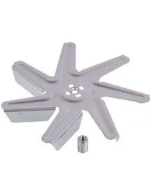 Крильчатка вентилятора для духовки Bosch 00650472 (металева) D=150mm d отв.=6mm