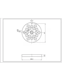 Решітка (сито) 8mm для м'ясорубки Zelmer \ Bosch NR8 86.3162 00755475 (ZMMA188X) Решітка (сито) 8mm для м'ясорубки Zelmer \ Bosch NR8 86.3162 00755475 (ZMMA188X)