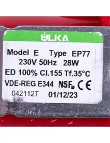 Насос для мийного пилососа 28W ULKA Type EP77 230V Zelmer \ Bosch 616.0045 00756414 Насос для мийного пилососа 28W ULKA Type EP77 230V Zelmer \ Bosch 616.0045 00756414