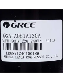Компресор для кондиціонера Cooper&Hunter (C&H) 009001000075 GREE 7'' QXA-A081A130A R410A 220-240V Компресор для кондиціонера Cooper&Hunter (C&H) 009001000075 GREE 7'' QXA-A081A130A R410A 220-240V