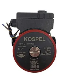 Насос циркуляційний у зборі U 15-60 130 для електричного котла Kospel ЕКСО.L/R, L1/R1, L2/R2 01246