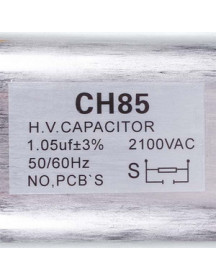 Конденсатор 1.05uF CH85-21105 2100V для мікрохвильової печі LG 0CZZW1H004C