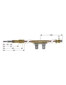 Термоэлемент (термопара) для газового оборудования Fagor 102269 М9х1