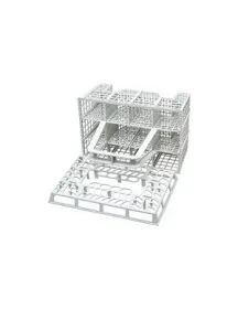 Корзина с крышкой для столовых приборов посудомоечной машины Electrolux 1118228004 248x160x119mm светло-серый