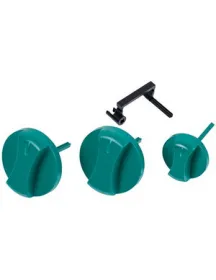 Комплект ручок керування зелених (3 шт.) для газового котла Vaillant atmo/turboMAX pro/plus 114286