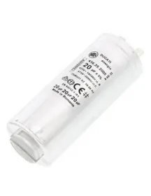 Пусковий конденсатор для сушильної машини Electrolux 1240344760 DUCATI 20uF (2 клеми)