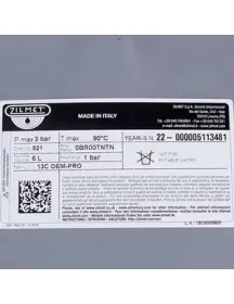 Розширювальний бак Zilmet 6 л 3/8'' для газового котла Vaillant, Protherm, Bosch, Italtherm 13C0000600 Розширювальний бак Zilmet 6 л 3/8'' для газового котла Vaillant, Protherm, Bosch, Italtherm 13C00…