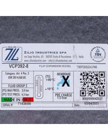 Розширювальний бак Zilio 8 л 1/2'' для газового котла 13С0000811 Розширювальний бак Zilio 8 л 1/2'' для газового котла 13С0000811