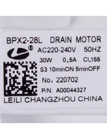 Помпа 30W BPX2-28L LEILI для пральної машини Electrolux 140000443295 Помпа 30W BPX2-28L LEILI для пральної машини Electrolux 140000443295