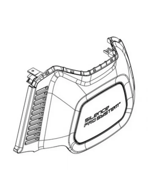 Electrolux 140006480200 Ліва частина корпуса для пилососа