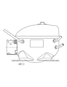 Компрессор для холодильника Electrolux 140008877239 HKK80AA