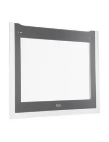 AEG 140037378027 Скло дверей зовнішнє (з кріпленням) для духовки 594x470mm
