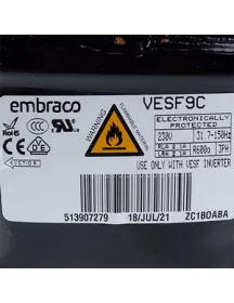 Компрессор для холодильника Electrolux 140101531279 VESF9C (с пусковым реле)
