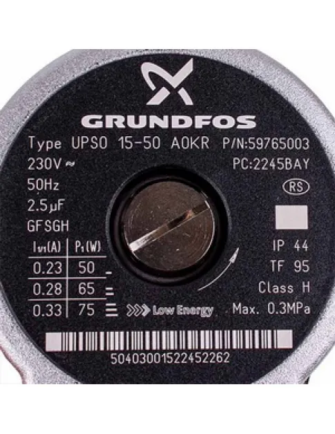 Насос циркуляционный в сборе Grundfos UPSO 15-50 75 Вт для газового котла Nobel 2-24 SE Plus 1488 Насос циркуляционный в сборе Grundfos UPSO 15-50 75 Вт для газового котла Nobel 2-24 SE Plus 1488