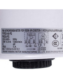 Мотор вентилятора блоку для кондиціонера C&H 15012098 YYR25-4A-PG 35W 220-240V, шток 8x45mm (проти год. стрілки) Мотор вентилятора блоку для кондиціонера C&H 15012098 YYR25-4A-PG 35W 220-240V, шток 8x45mm (прот…