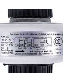 Мотор вентилятора блока для кондиционера C&H 15012115 RPG10A 10W 220V 0.13A, шток 7x48мм Мотор вентилятора блока для кондиционера C&H 15012115 RPG10A 10W 220V 0.13A, шток 7x48мм