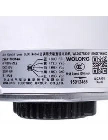 Мотор вентилятора блоку для кондиціонера C&H 15012466 ZWA138D84A(FN20V-ZL) 20W 310V, шток 8x37mm Мотор вентилятора блоку для кондиціонера C&H 15012466 ZWA138D84A(FN20V-ZL) 20W 310V, шток 8x37mm