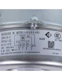 Мотор вентилятора блоку для кондиціонера C&H 15013085 ZWS30-J(FW30J-ZL) 30W 176-375V, шток 8x60mm