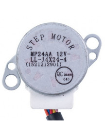 Мотор кроковий тяги шторок для кондиціонерів MP24AA C&H 1521212901 12V шток 5x9mm