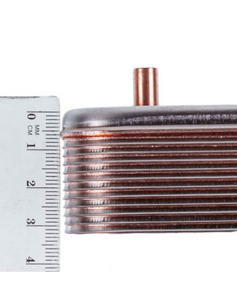 Теплообмінник пластинчастий ГВП Zilmet (12 пластин) для газового котла Ariston BS/Clas/Genus/Egis Plus 17B1901244