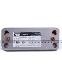 Теплообменник пластинчатый ГВП Zilmet (16 пластин) для газового котла Ariston 17B1901644