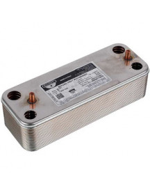 Теплообмінник пластинчастий ГВП Zilmet (20 пл.) для газового котла Baxi Eco, Luna 3, Fourtech, Westen Pulsar 17B2072000