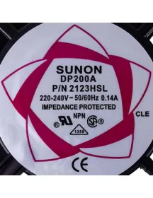 Вентилятор квадратний SUNON DP200A 2123HLS 120x120x38mm 220-240V 0,14A Вентилятор квадратний SUNON DP200A 2123HLS 120x120x38mm 220-240V 0,14A