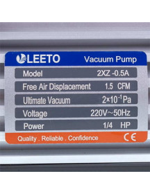 вакуумный насос LEETO 2XZ-0,5A/C (2 ступени/42 литра/мин.) вакуумный насос LEETO 2XZ-0,5A/C (2 ступени/42 литра/мин.)