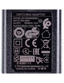 Адаптер 300000517601 ZD12D300050EU 240V 25.2V 0.5A CP0661/01 для акумуляторного пилососа Philips