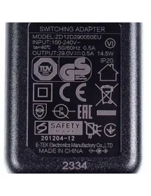 Адаптер 300003472831 ZD12D290050EU 240V 29V 500mA для акумуляторного пилососа Philips