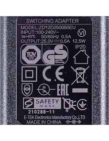 Адаптер для акумуляторного пилососа Philips 300003579391 25W 100-240V 18V Адаптер для акумуляторного пилососа Philips 300003579391 25W 100-240V 18V