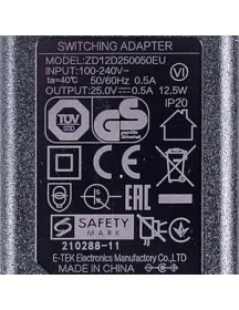 Адаптер для акумуляторного пилососа Philips 300003579391 25W 100-240V 18V Адаптер для акумуляторного пилососа Philips 300003579391 25W 100-240V 18V