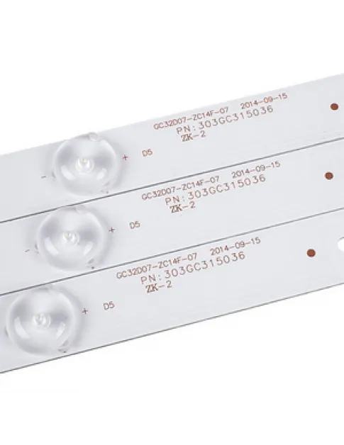 Комплект LED підсвітки GC32D07-ZC14F-07 GC32D07-ZC21FG-09 для телевізора 32'' 303GC315036