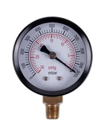 Манометр (вакуумметр) VALUE 310500104 (D корпуса= 50mm, подключение снизу)