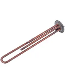 Тен для бойлера 34013320000 Kawai 1300W (мідь) L=310mm фланець 64mm, 2 трубки (під анод M4) Тен для бойлера 34013320000 Kawai 1300W (мідь) L=310mm фланець 64mm, 2 трубки (під анод M4)