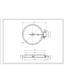 Конфорка для стеклокерамической поверхности Electrolux D=180mm 1800W 3740636216