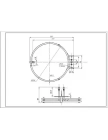 Тен конвекції 3871425108 (круглий) 2450W для духовки Electrolux Тен конвекції 3871425108 (круглий) 2450W для духовки Electrolux