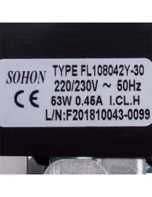 Вентилятор Sohon FL108042Y-30 53 Вт для газового котла Ferroli Domina, Domitop, Domicompact, New …