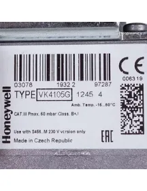 Газовий клапан Honeywell VK4105G1245 для газового котла Ferroli Domiproject/FerEasy 39819620