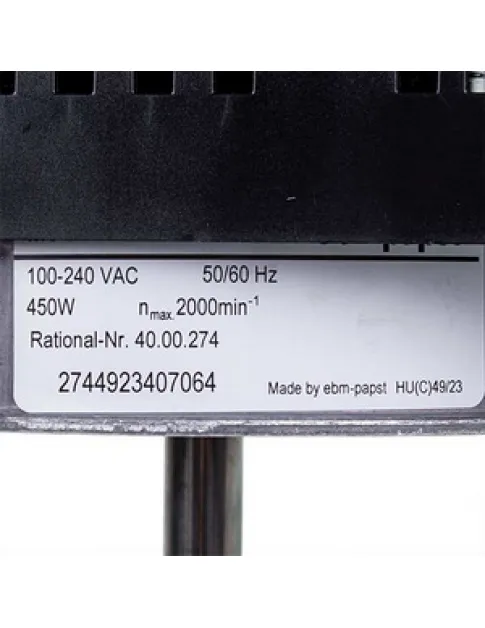 Вентилятор Rational 40.00.274P 100-240V 450W 2000RPM Вентилятор Rational 40.00.274P 100-240V 450W 2000RPM