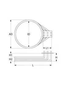 Тен для пароконвектомата Convotherm 418768 18900W 230V фланець 70x90mm Тен для пароконвектомата Convotherm 418768 18900W 230V фланець 70x90mm