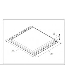 Деко емальоване (глибоке) 395x365x50mm 419900016 для духовки Beko