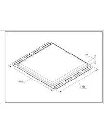 Деко емальоване (глибоке) 395x365x50mm 419900016 для духовки Beko