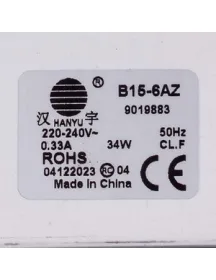 Помпа 34W B15-6AZ для пральної машини Whirlpool 481281719156