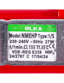 Помпа (насос) для парогенератора Delonghi 27W ULKA Type NMEHP 1/S 5112810081 Помпа (насос) для парогенератора Delonghi 27W ULKA Type NMEHP 1/S 5112810081