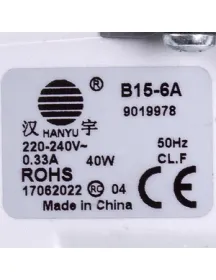 Помпа (насос) для пральної машини Ardo 518000701 HANYU (в зборі) 40 Вт B15-6A (контакти роздільні…